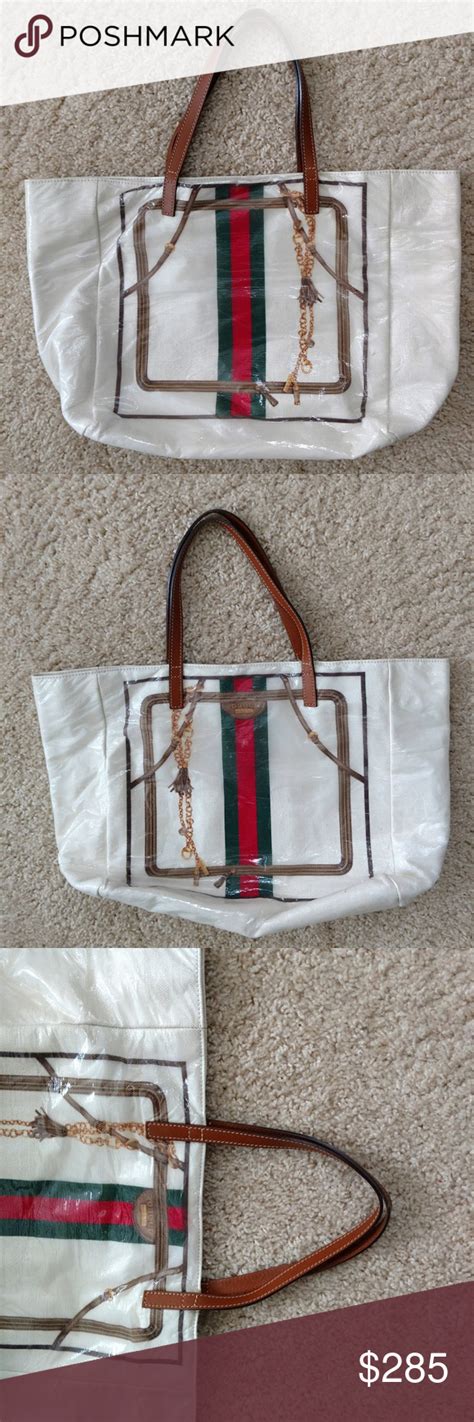 gucci handbag with plastic handles